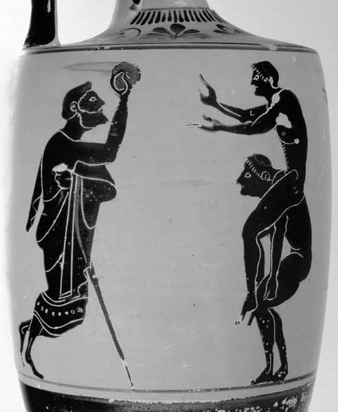 Ashmolean Museum Image Library Attic Black Figure Pottery Lekythos