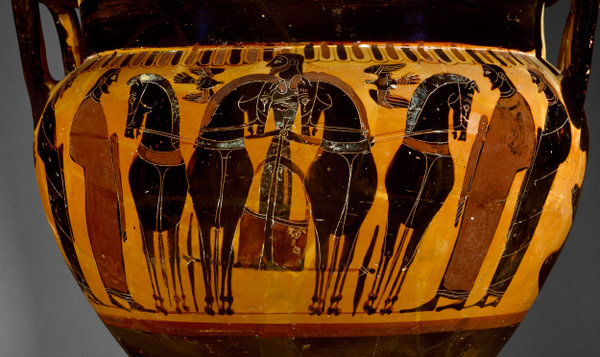 Ashmolean Museum Image Library Attic Black Figure Column Crater